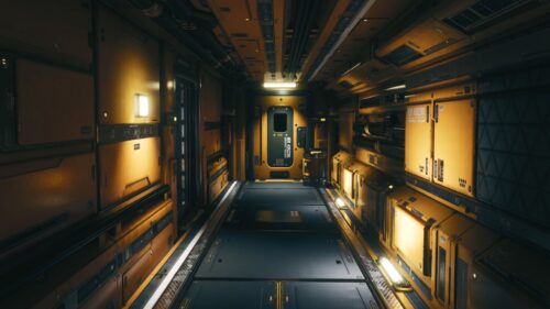 Corridor, Premise, Modular, Environment HD Wallpapers Download