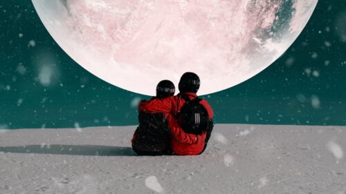 Couple, Hugs, Moon HD Wallpapers Download