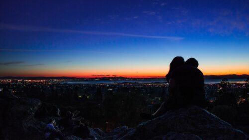 Couple, Silhouette, Romance, Love, Sunset HD Wallpapers Download