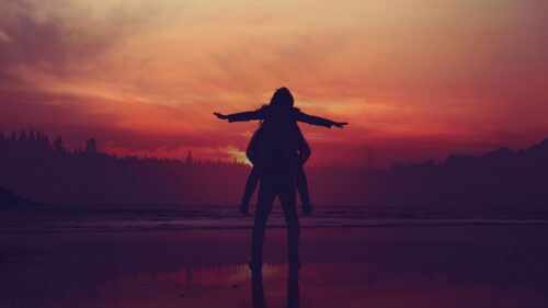 Couple, Sunset, Love, Silhouettes HD Wallpapers Download
