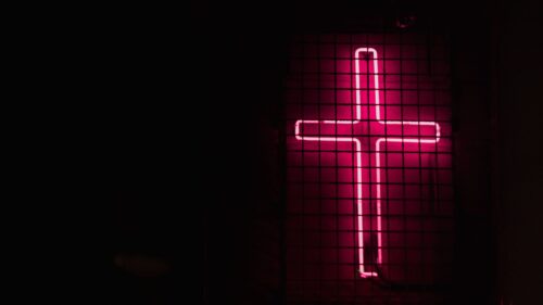 Cross, Neon, Lights HD Wallpapers Download