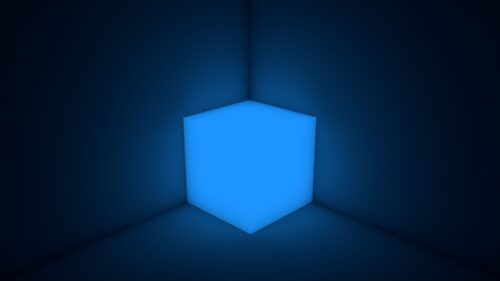 Cube Neon, Shape HD Wallpapers Download