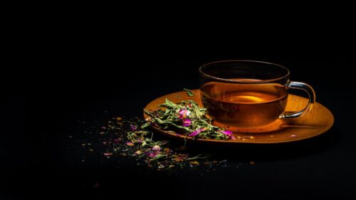 Cup, Tea, Flowers Free Wallpapers Download