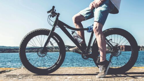 Cyclist, Legs, Bicycle, River Free Wallpapers Download