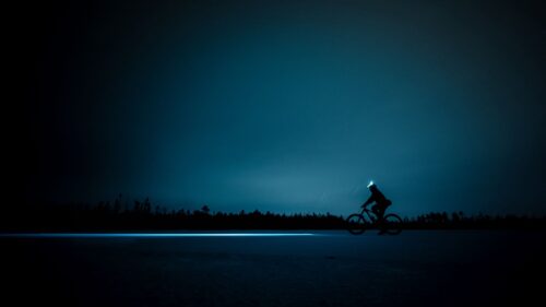 Cyclist, Night, Bike Free Wallpapers Download