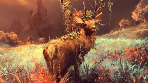 Deer, Art, Wildlife Free Wallpapers Download