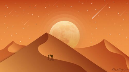 Desert, Dunes, Camel HD Wallpapers Free Download