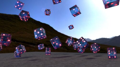 Dice 3D, Flying HD Wallpapers Free Download