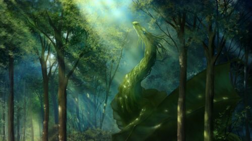 Dragon, Forest, Art HD Wallpapers Free Download