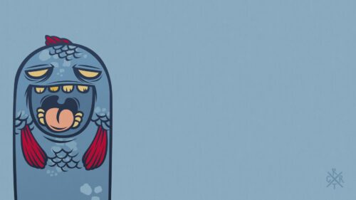 Drawing, Fish, Emotions HD Wallpapers Free Download