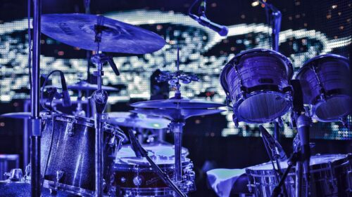 Drums, Musical, Instrument, Lights HD Wallpapers Free Download