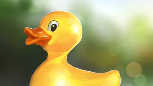 Duckling, Toy, Water Wallpapers Free Download