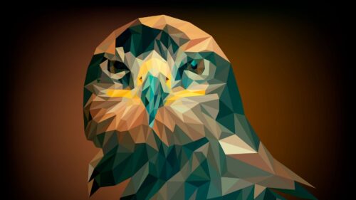 Eagle, Bird, Geometric, Art Wallpapers Free Download