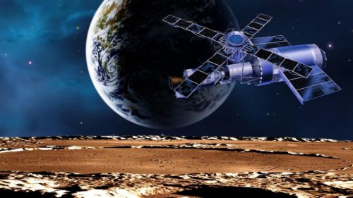 Earth, Moon, Station, Stars Wallpapers Free Download