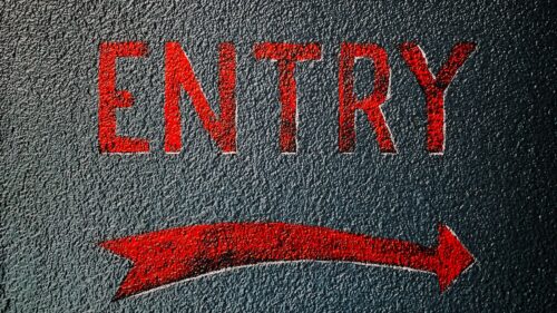 Entry, Arrow, Inscription Wallpapers Free Download