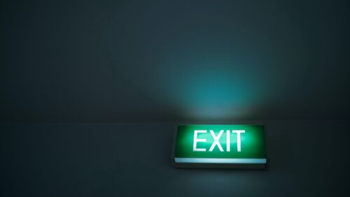 Exit, Sign, Glow Wallpapers Free Download