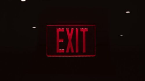 Exit, Sign, Inscription Wallpapers Free Download
