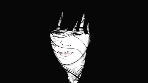 Face Girl, Hair, Wind, Drawing Wallpapers Free Download