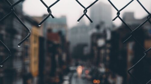 Fence, Grid, Hole Desktop Wallpapers Free Download