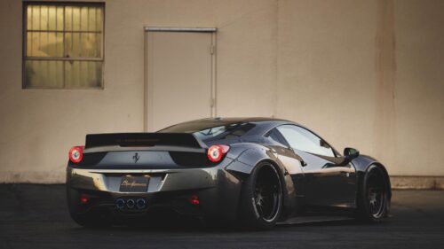Ferrari 458, Rear, View, Bumper Desktop Wallpapers Free Download