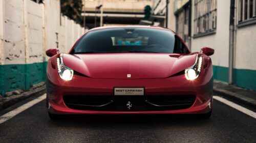 Ferrari, Sports Car, Red Desktop Wallpapers Free Download (2)