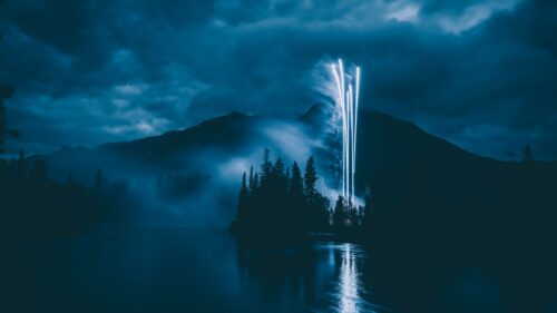 Fireworks, Salute, Night Desktop Wallpapers Free Download