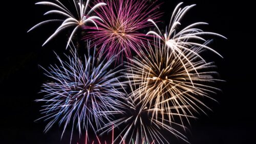 Fireworks, Salute, Sparks Desktop Wallpapers Free Download