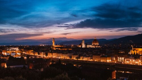 Florence italy, Night, City Desktop Wallpapers Free Download
