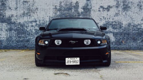 Ford Mustang, Car Black Wallpapers For Desktop