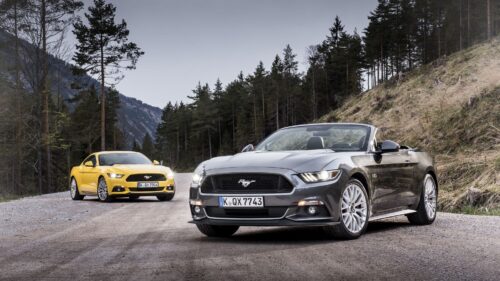 Ford Mustang, Convertible Road Wallpapers For Desktop