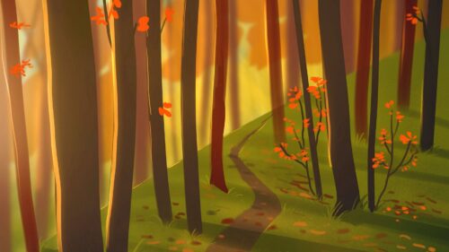 Forest, Path, Autumn Wallpapers For Desktop