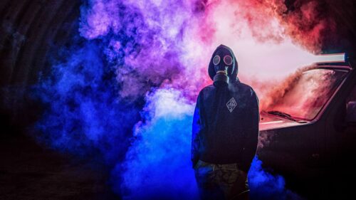 Gas, Mask, Man, Smoke, Colorful HD Wallpapers For Desktop