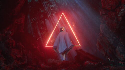 Ghost, Triangle, Glow HD Wallpapers Free Deownload