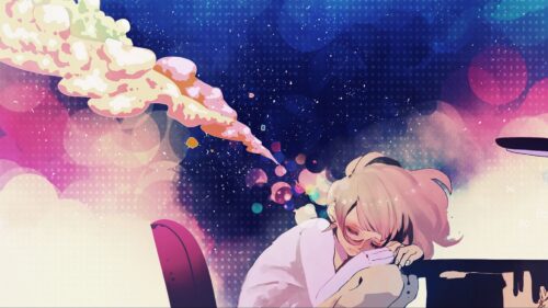 Girl, Anime, Dreams, Table HD Wallpapers Free Deownload