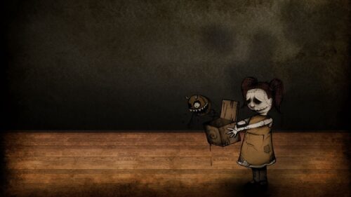 Girl, Box, Gift, Surprise, Figure HD Wallpapers