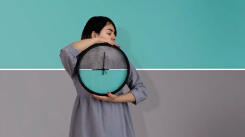 Girl, Clock, Wall Free Wallpapers Download