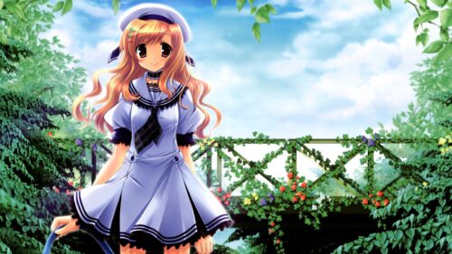 Girl, Garden, Watering, Hose Free Wallpapers Download