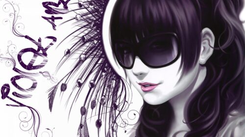 Girl, Glasses, Style, Vector Free Wallpapers Download