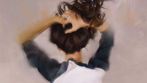 Girl, Hair, Hands Free Wallpapers Download