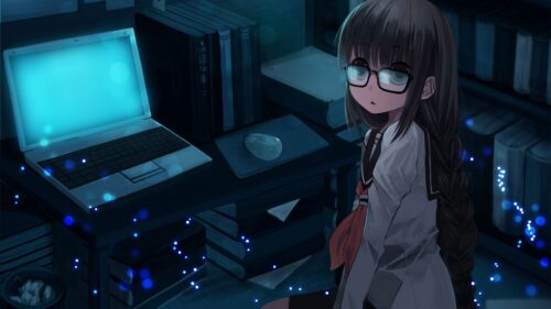 Girl, Laptop, Room Free Wallpapers Download