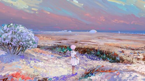 Girl, Loneliness, Art Free Wallpapers Download