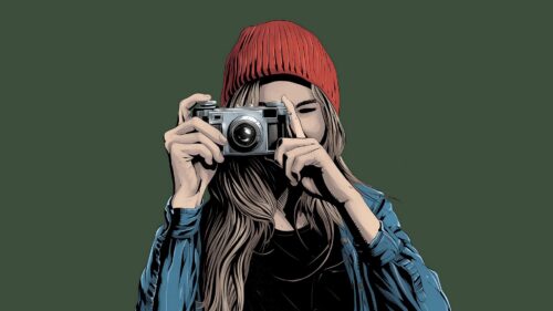Girl, Photographer, Art Free Wallpapers Download