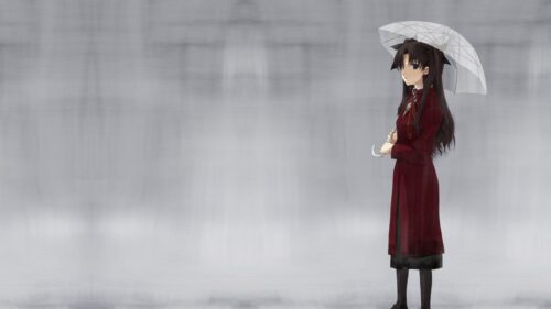 Girl, Umbrella, Walking, Rain Desktop HD Wallpapers Free Download