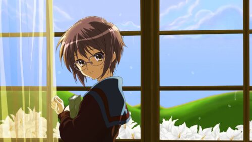 Girl, Window, Book, Street Free Wallpapers Download
