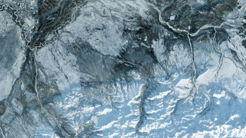 Glacier, ice, Aerial, View Desktop HD Wallpapers Free Download