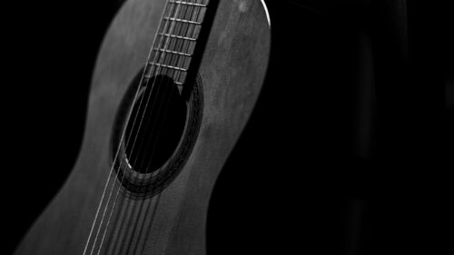 Guitar, Musical, Instrument, Dark PC Wallpapers Free Download
