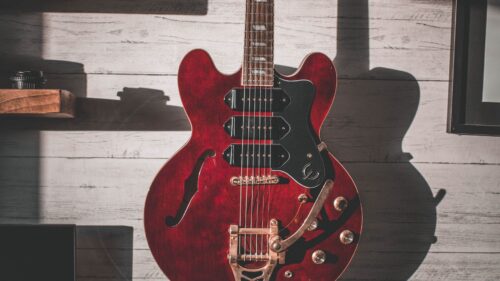 Guitar, Musical, Instrument, Headphones PC Wallpapers Free Download