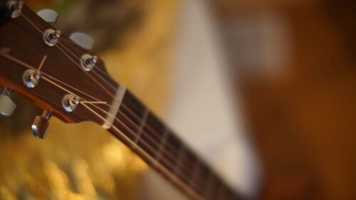 Guitar, Neck, Strings PC Wallpapers Free Download