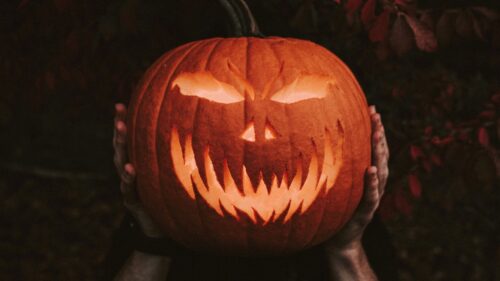 Halloween, Pumpkin, Hands PC Wallpapers Free Download