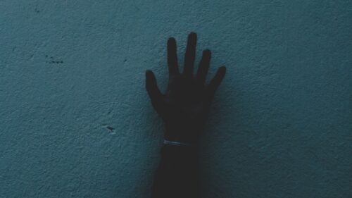 Hand, Wall, Dark Wallpapers Free Download